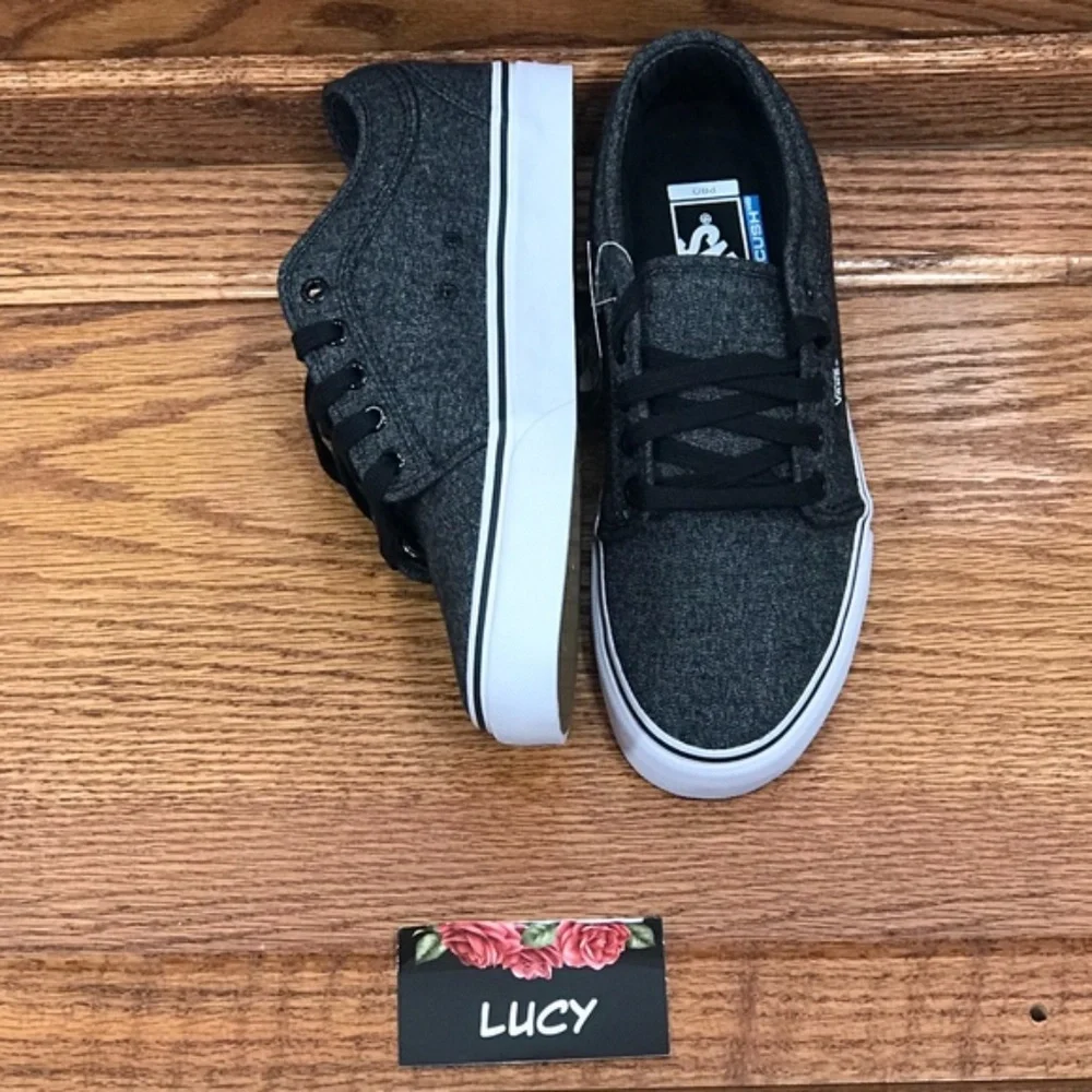 Vans Chukka‎ Low Brushed Denim Black White Shoes